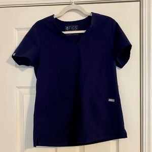 FIGS Casma 3 Pocket scrub top - S - Navy